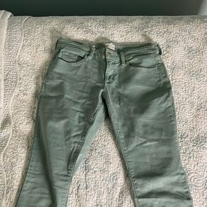 Mid rise skinny jeans